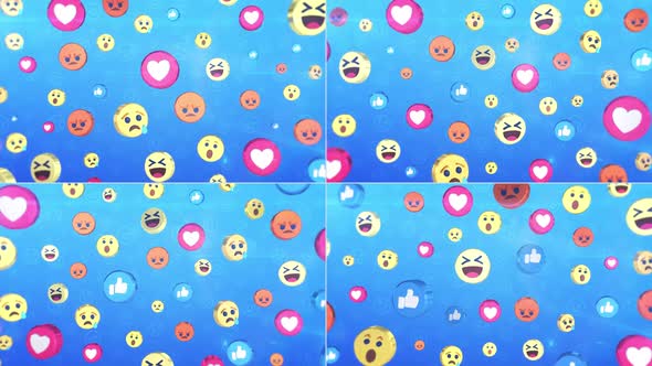 Social Media Emoji Reaction Loop