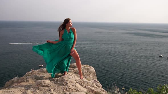 Close Up Shot of Beautiful Young Caucasian Woman with Long Hair Looking at Camera and Smiling alt