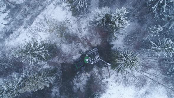 Forest Harvester Aerial alt