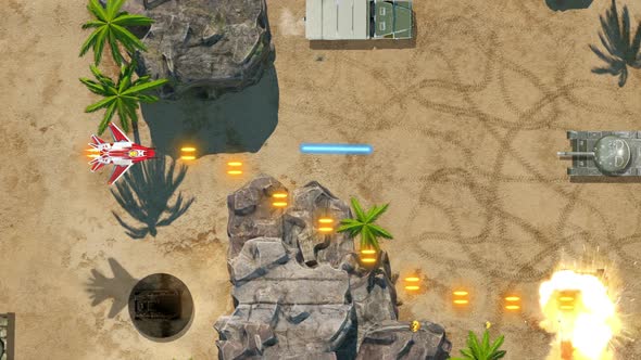 Сombat Aircraft Video Game Imitation alt