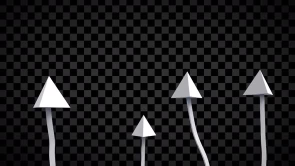 Four 3D Arrows