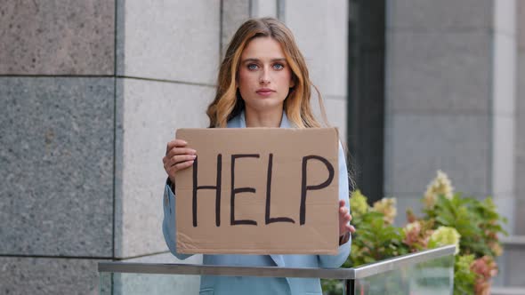 Sad Upset Stressed Caucasian Business Woman Distressed Fired Poor Lady Female Frustrated Girl alt