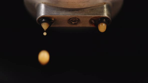 Espresso Pouring from Coffee Machine alt