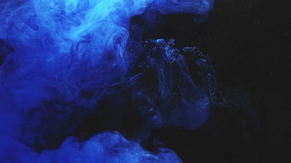 Color Smoke Flow Transition Effect Blue Vapor Dust alt