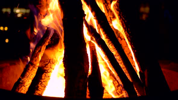 Fireplace Closeup