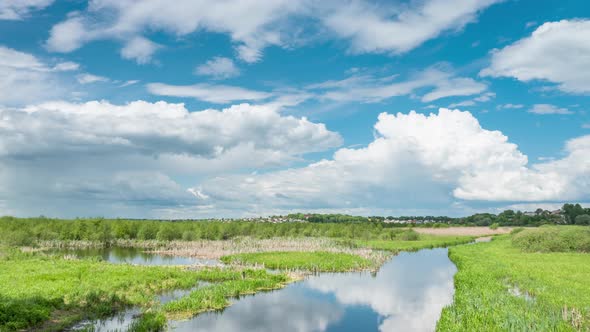 Reflection Clouds in the Water