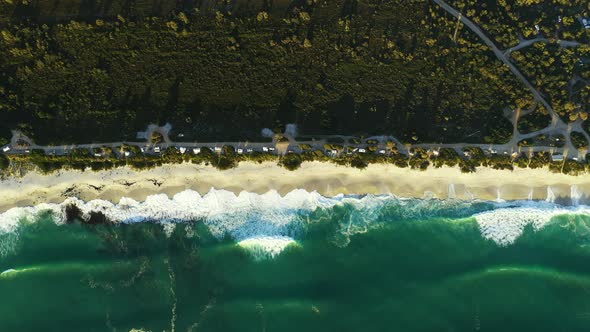 Camping next to the ocean at Bay of Fires Tasmania. alt