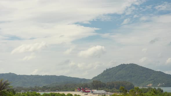 Airport Runway View Time Lapse alt