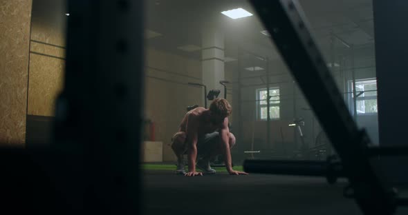 He Already Looking for the Next Challenge. Tired Muscle Athlete. Tired Man Having Rest After Workout alt