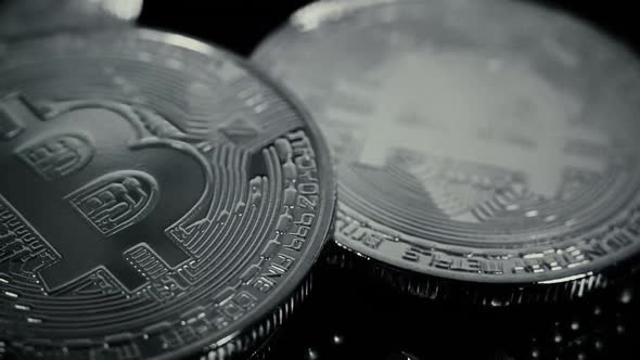 Silver Bitcoin Cryptocurrency
