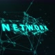 Glowing Network Sign on Plexus Background - VideoHive Item for Sale