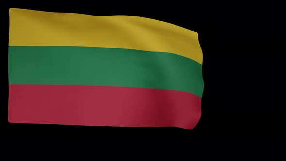 National Flag of Lithuania alt