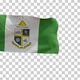 St. Catharines City Flag (Ontario, Canada) on Flagpole with Alpha Channel - 4K - VideoHive Item for Sale