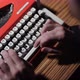 Typing on a Red Typewriter - VideoHive Item for Sale