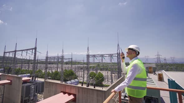 Power generation plant and switchyard. alt