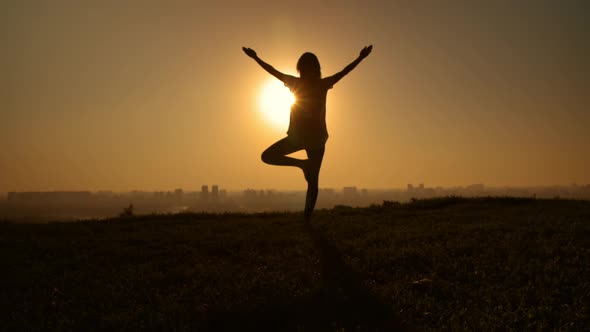Woman Stands Against the Sun alt