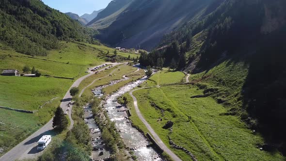 Landscape of Pralognan La Vanoise alt