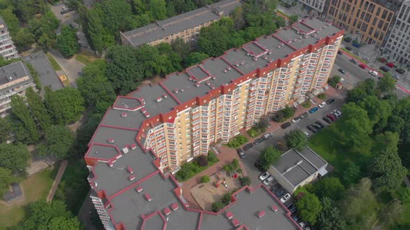 Orange Residential Building Cityscape alt