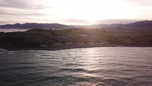 Kaikoura at sunset alt