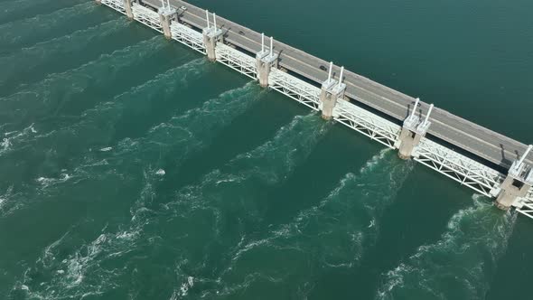 Netherlands Storm Surge Barrier Protecting the Country from High Sea Levels alt