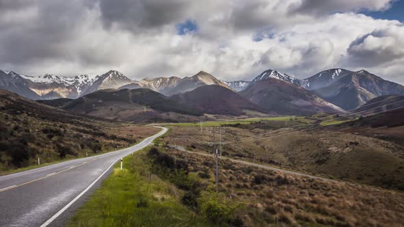 New Zealand road to Arthurs Pass alt
