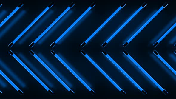Blue Abstract Light Background 4K