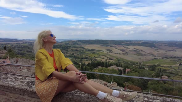 Vineyards of Montepulciano Aerial View alt