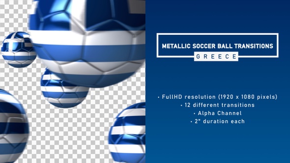 Metallic Soccer Ball Transitions - Greece