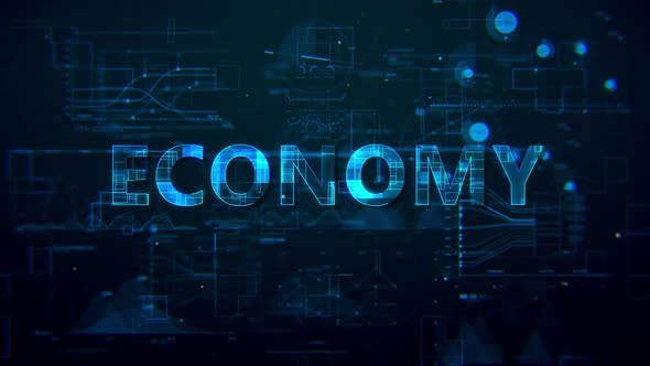Economy Digital Data Text Hd 