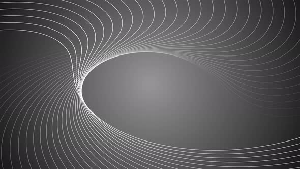 Artistic movement of geometric line. alt