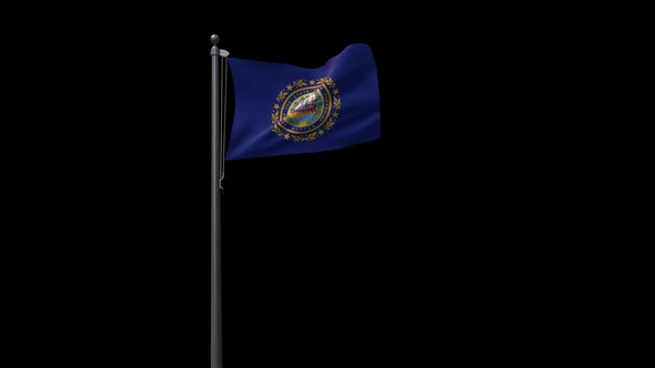 New Hampshire State Flag With Alpha 2K alt