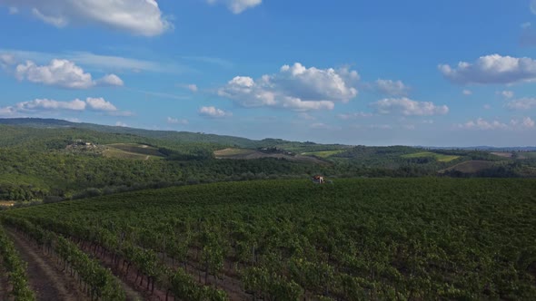 Landscape in Tuscany, Italy