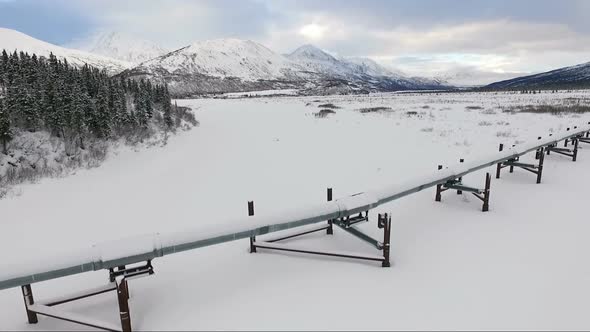 Alaska Pipeline Aerial Elevate