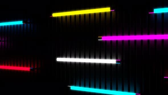 Abstract Neon Lights 4K