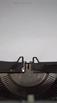 Written NATIONAL SCIENCE DAY on a White Paper with Vintage Typewriter