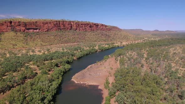 Victoria River Escarpment Gregory National Park Northern Territory Australia 4K Aerial Drone alt