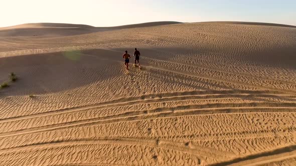 Sportsmen Workout Video Desert