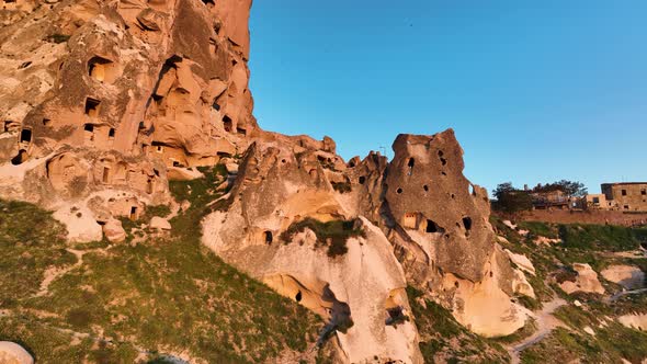 The best landscapes of Cappadocia aerial view 4 K alt