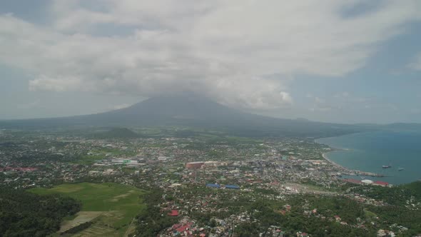 Legazpi City in the Pihilippines Luzon alt