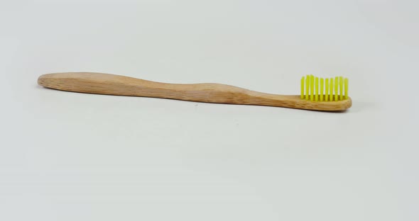 Wooden Toothbrush Isolated alt