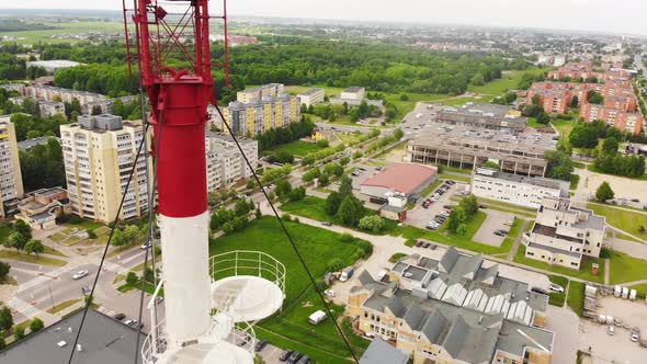 Aerial View Siauliai Television Tower Architecture alt