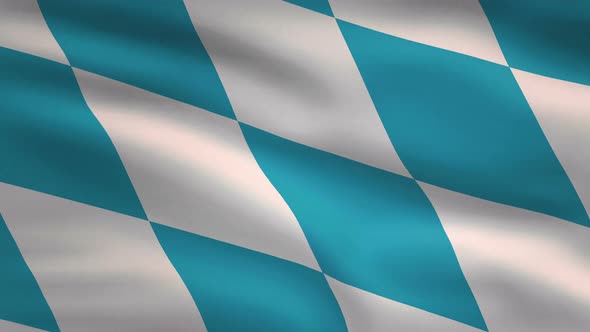 German State Flag Bavaria (Lozengy) 4K alt