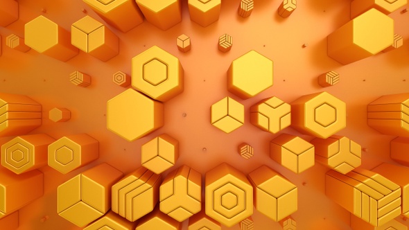 Background of Animated Hexagons alt