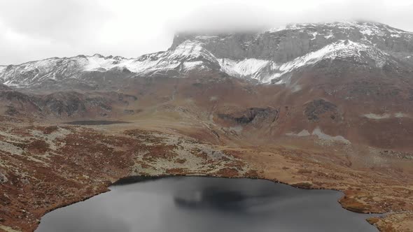 Alpine Lake in the Clouds