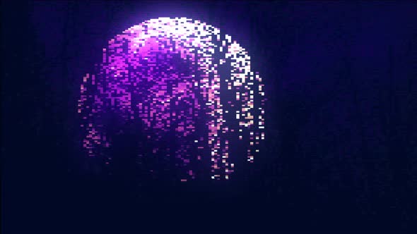 The moon is rising 8 bit style