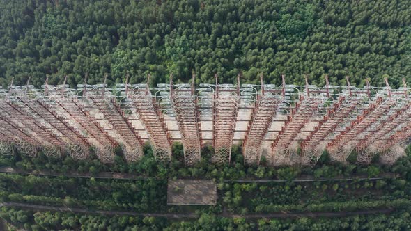 Drone View of Duga, Over-the-horizon Radar System alt