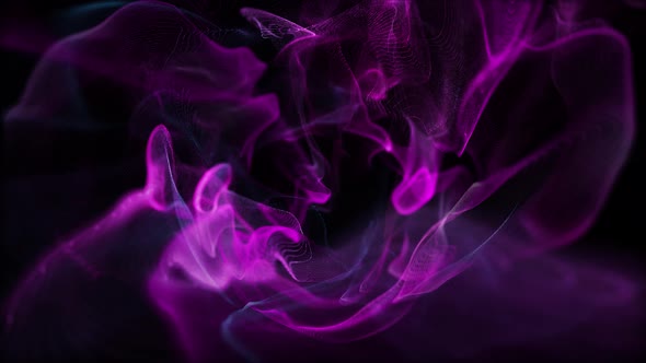 Fluid Particles Award Violet 4K