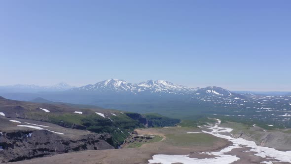 Dangerous Canyon Near the Mutnovsky Volcano in Kamchatka