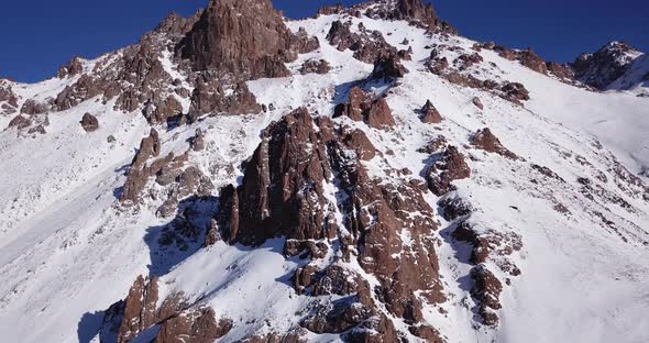 Huge Rocks Covered with Snow alt
