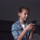 Teenager girl using smartphone at home - VideoHive Item for Sale
